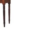 Turned Leg Writing Desk - Chestnut - Image 8