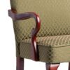 Delaney - Gooseneck Arm Chair With Green Jacquard Diamond - Green - Image 4