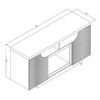 Alessia - Fireplace With 15 Temperature Settings - White - Image 3