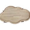 Cloud Coffee Table (Set of 2), Coffee Table, End Table With Tempered Changrainbow Glass For Living Room, Bedroom, Office, Balcony - Natural Wood - Image 20
