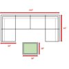 6 Seat Rattan Outdoor Lounge Set Durable - Gray Mix - Image 4