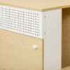 Furniture Style Multi Use Natural Cat Litter Box House With Flip Down Door - Natural - Image 6