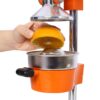 Commercial Grade Cast Iron Citrus Juicer, Heavy Duty Manual Hand Press For Fresh Orange Juice - Orange - Image 16