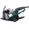 Portable Electric Corded Circular Concrete Saw 14" Wet / Dry Cutter 2600W Green Steel With Water Line & Guide Roller - Green - Image 9