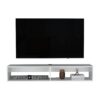 Moore - Floating TV Stand For Living Room With Modern Design - White - Image 4