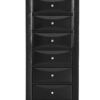 Marilla - 7 Drawer Lingerie Chest - Black - Image 2