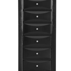 Marilla - 7 Drawer Lingerie Chest - Black