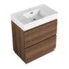 Modern Freestanding Bathroom Vanities With Single Sink Combo - Brown - Image 12