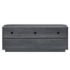 Modern 64" Wavy TV Cabinet With LED Lights - Black - Image 9