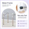 Simple Silver Stainless Steel Folding Table Frame Multifunctional Space Saving Design.Separate Folding Table Legs That Can Be Paired With Various Sizes And Styles Of Tabletops - Silver - Image 8