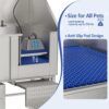 Stainless Steel Dog Washing Station With Seamless Design And Accessories - Silver - Image 4