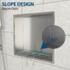 15" X 13" Stainless Steel Shower Niche With Durable Waterproof Design - Brushed Nickel - Image 6