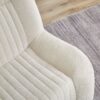 Bean Bag Chair For Adults, Lazy Floor Sofa Couch Memory Foam Bean Bag Sofas Chenille Fabric Reading Chair Comfortable Corner Lounge Sofa For Living Room - White - Image 11