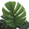 24" Tall, Artificial Plant, Monstera, Indoor, Faux, Fake, Table, Greenery, Potted, Real Touch, Decorative - Green / Black - Image 3