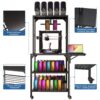 Heavy Duty 3D Printer Stand With Filament Storage Rack - Black - Image 8