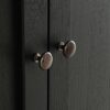 Mid Century Modern Style Tall Display Cabinet With Glass Doors For Collectibles - Black - Image 12