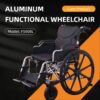 Lightweight Foldable Transport Wheelchair With Double X Force Support And Anti Backflip Device 18" Seat 300Lbs Capacity - Black / Silver - Image 6