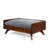 Dog Bed With High Quality Mattress - Gray / Brown - Image 2