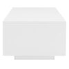 Modern High Glossy Rectangle Coffee Table, Accent Furniture With 16 Color LED Lights For Living Room - White - Image 12