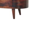 Rounded Lid-Up Blanket Box - Walnut - Image 5