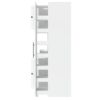 Freestanding Buffet With Hutch, Large Kitchen Pantry Storage Cabinet Cupboard With Pull Out Side Cabinet, Door Shelves And Drawer - White - Image 14