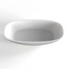 Soaking Bathtub, Freestanding, Solid Surface - Matte White - Image 7