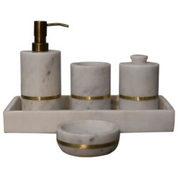Inlay - Bathroom (Set of 5) - White