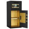 Large Double Door Coin Operated Safe, Digital Security Safe With Fireproof And Waterproof Bag, 7.0 Cubic Feet Safe Box With Hidden Code Function For Home, Office And Hotel - Black - Image 10