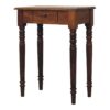 Turned Leg Writing Desk - Chestnut - Image 2