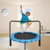 Joy Children's Trampoline With Handrails For Indoor And Outdoor Fun - Blue - Image 2