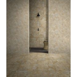 Hexagon Marble Tile For Floor And Wall Honed Stone 1 Box With (Set of 12) - Beige / Gold