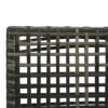 6 Piece Patio Sofa Furniture Set, Half Moon Outdoor Sectional Sofa With 2 High Low Coffee Tables, Wicker Rattan, Tempered Glass, 4 Pillows & Cushions, For Backyard, Garden, Poolside - Gray - Image 17