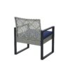 4 Piece Patio Furniture Set With Gray Acacia Wood Table Top - White - Image 17