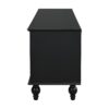 Modern TV Stand For TVs Up To 80", Entertainment Center With Open Compartment, TV Storage Cabinet With 2 Drawers, 2 Cabinets And 5 Solid Legs For Living Room - Black - Image 12