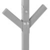 Coat Rack, Hall Tree, Free Standing, 8 Hooks, Entryway, Contemporary & Modern - Silver - Image 6