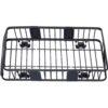 Rooftop Cargo Carrier Basket Universal Fit 64" Steel With Wind Fairing - Black - Image 6