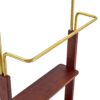 Hanger Double Layer Coat Rack With Solid Wood Partition - Gold / Walnut - Image 14