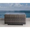 All Weather Wicker 5 Seat Conversation Set With Cushions Durable And Stylish Outdoor Furniture - Gray Mix - Image 8