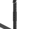 Freestanding Kayak Storage Rack, Holds 3 Kayaks With Adjustable Stand And Lockable Wheels, Metal - Brushed Nickel - Image 12