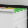 Premium 2 Drawer Metal Lateral File Cabinet With Lock, Steel Filing Cabinet For Home Office - White - Image 12