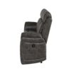 Steban - 3 Pieces Living Room Set With Sofa, Loveseat, Recliner - Gray - Image 12