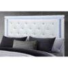 Adalid - King Bed With LED Lights And Tufted Design - White - Image 7