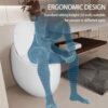 Modern Egg Shape Toilet 1.28 Gpf Single Flush Ceramic - White - Image 13