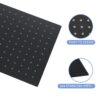 Square Rainfall Shower Head Wall Or Ceiling Mounted, Modern Bathroom Fixture - Matte Black - Image 7