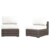 6 Seat Rattan Outdoor Lounge Set Durable - Gray Mix - Image 5