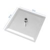10" Square Rainfall Shower Head, Wall / Ceiling Mounted, Stainless Steel - Chrome - Image 3