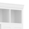 Hall Tree With Bench And 5 Storage Cubbies, Modern Entryway Storage Organizer Cabinet With 4 Doors, 5 Drawers And Adjustable Shelves For Hallway, Entryway, Living Room - White - Image 14