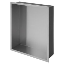 15" X 13" Stainless Steel Shower Niche With Durable Waterproof Design - Brushed Nickel