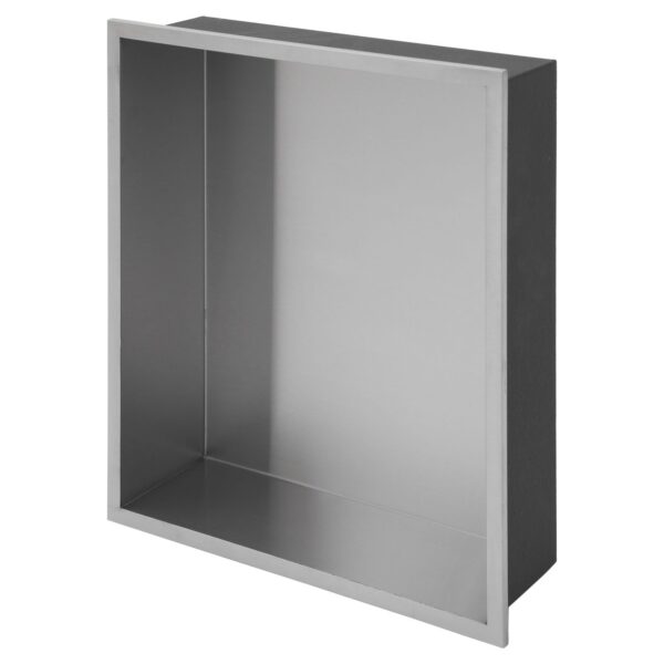 15" X 13" Stainless Steel Shower Niche With Durable Waterproof Design - Brushed Nickel