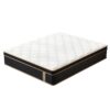 10" King Plush Hybrid Mattresses With Memory Foam, Individual Pocket Spring Motion Isolation Edge Support - White / Black - Image 4